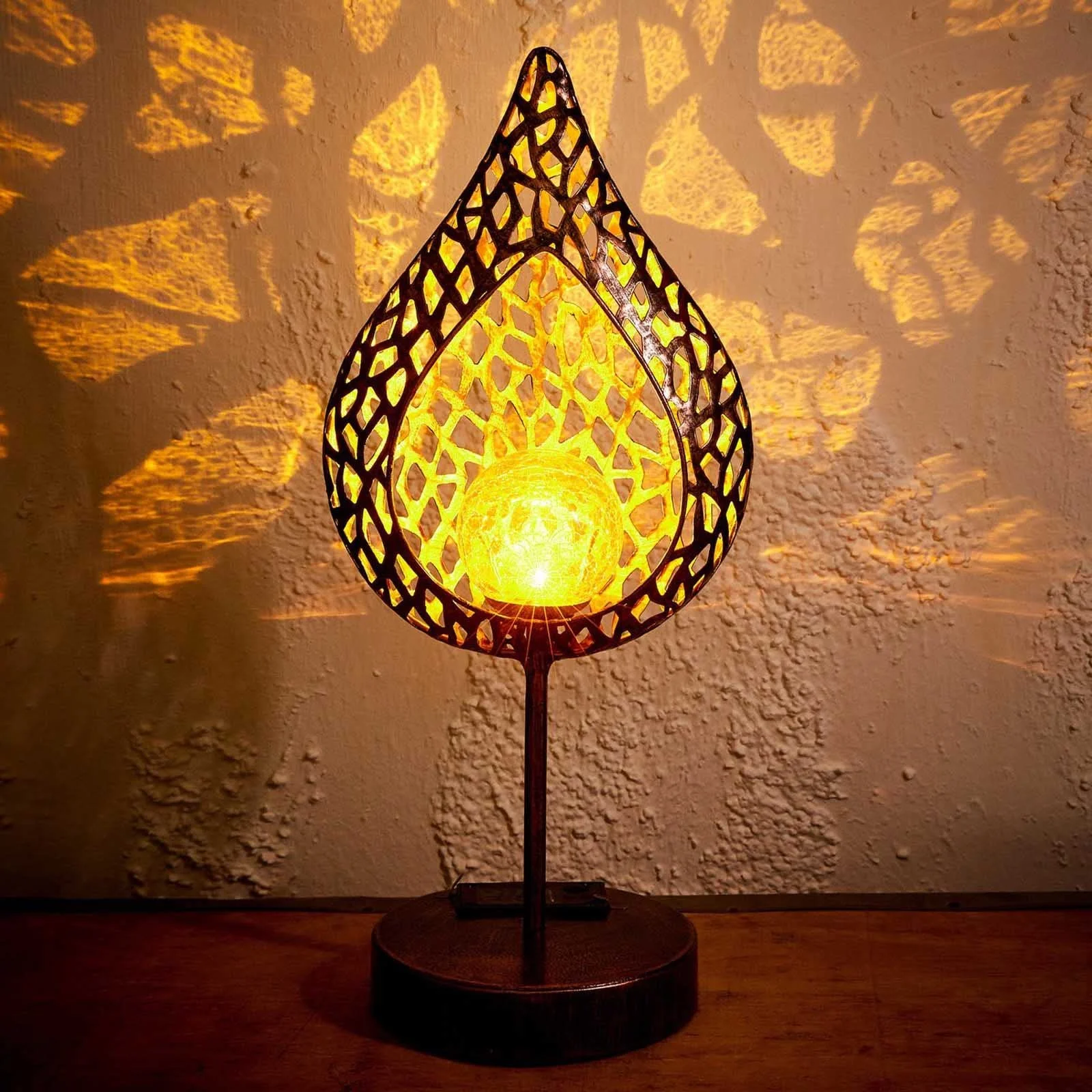 Настільна лампа HAC24 Solar на сонячній батареї металева 2 шт., фото №3