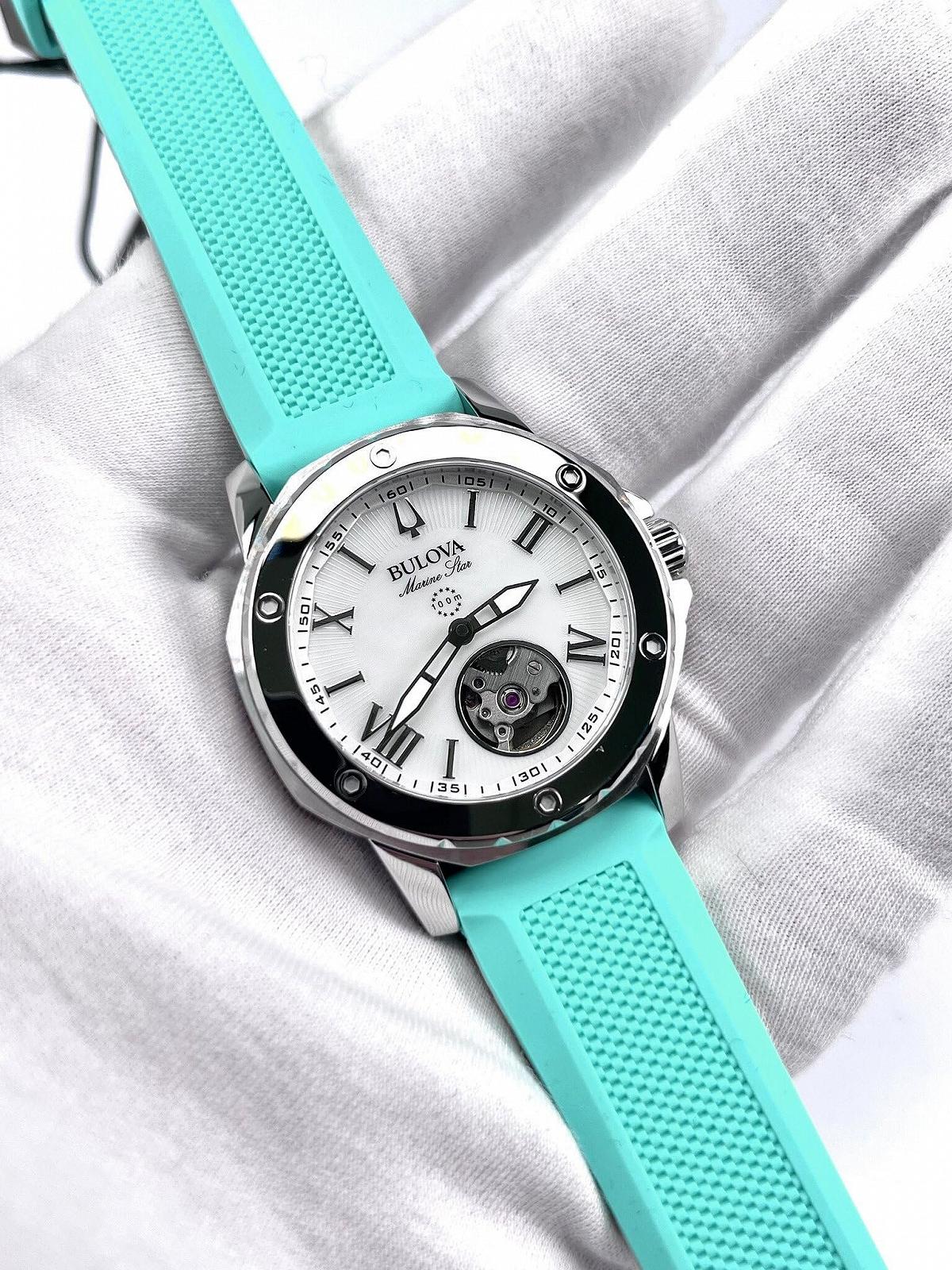 Автоматические часы Bulova 96L325, серебряный, Ремешок., фото №6 Автоматические часы Bulova 96L325, серебряный, Ремешок., фото №6