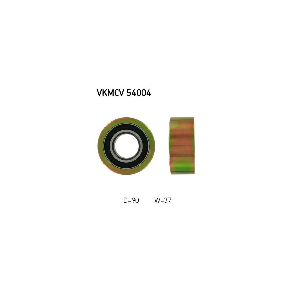 Ролик обвідний/напрямний поліклинового ременя SKF VKMCV 54004 для RENAULT TRUCKS, фото №1