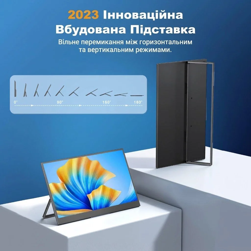Монітор портативний 16" UPERFECT 2K IPS 60 Гц, фото №3