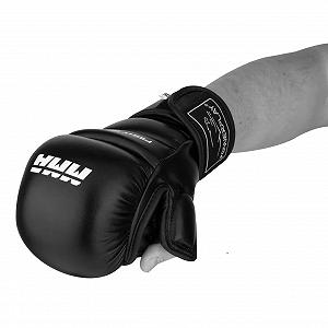 Рукавиці для MMA PowerPlay 3026 Чорні L synthetic.ua - Фото 1