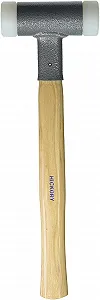 Купить Безынерционный нейлоновый молоток с мягким бойком Elora 1690-40 40 мм Белый/Серебристый/Коричневый - Фото 1 Безынерционный нейлоновый молоток с мягким бойком Elora 1690-40 40 мм Белый/Серебристый/Коричневый - Фото 1