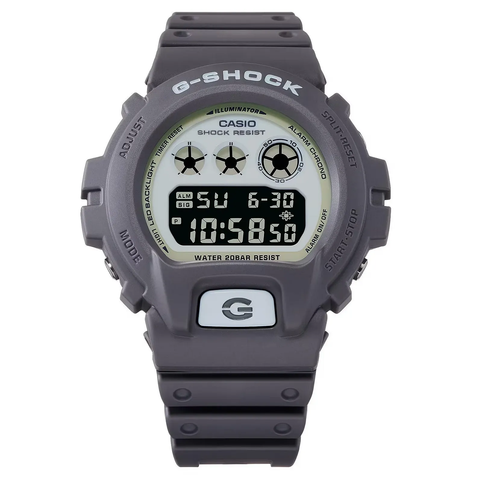 Часы Casio DW-6900HD-8ER, серый, Modern, фото №5