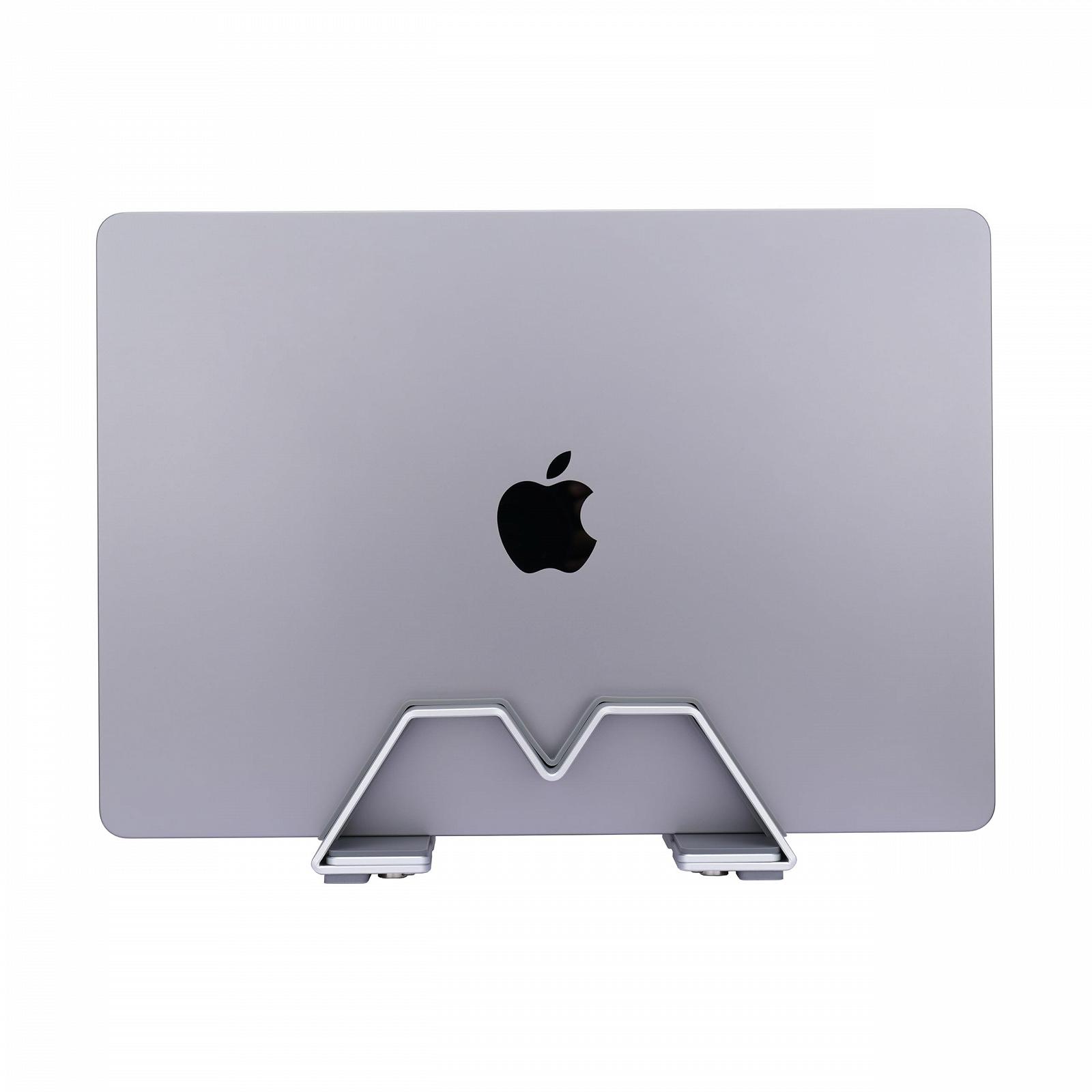 Вертикальна регульована підставка для ноутбука M-подібна - алюміній, універсальна посадка для MacBook та всіх ноутбуків, фото №4 Вертикальна регульована підставка для ноутбука M-подібна - алюміній, універсальна посадка для MacBook та всіх ноутбуків, фото №4