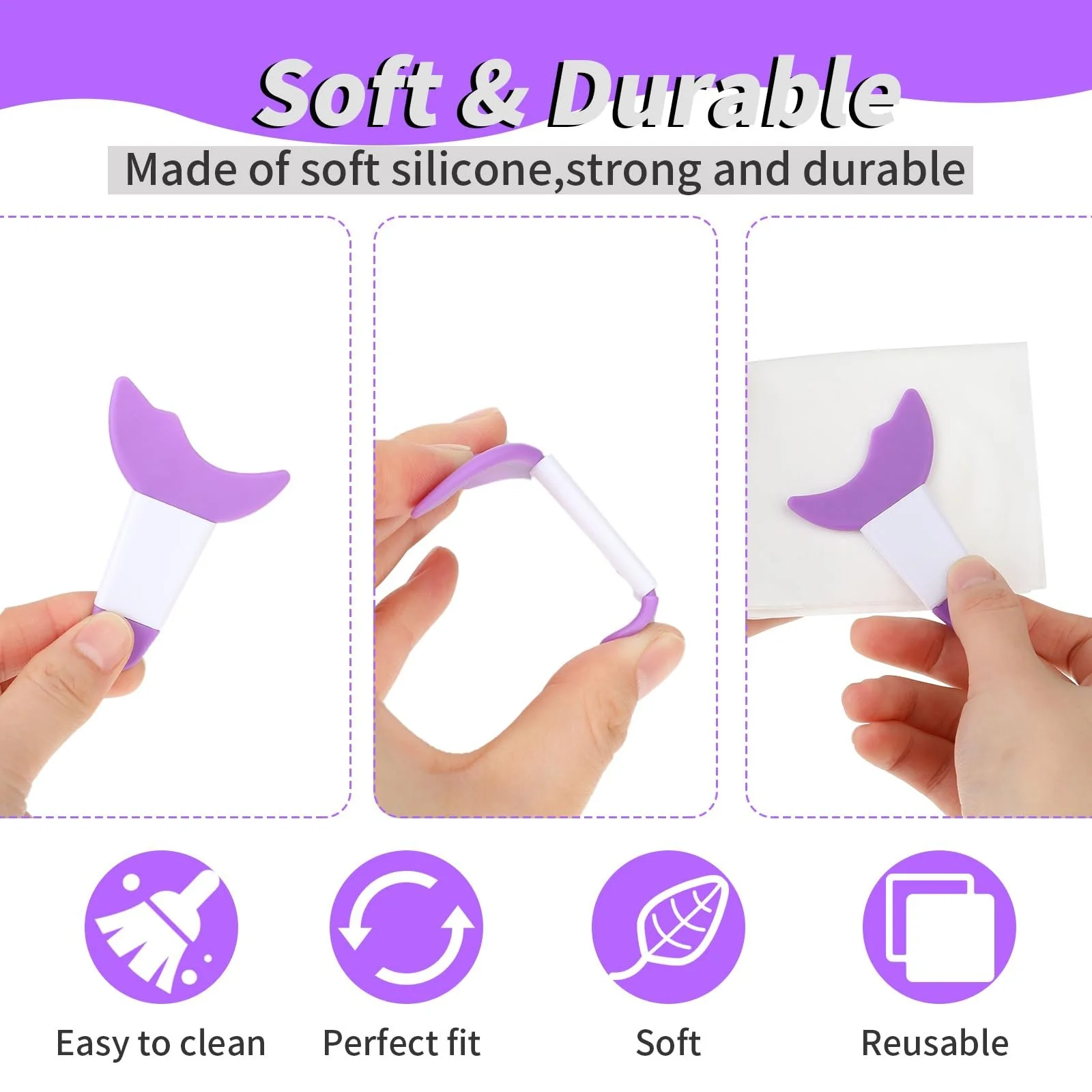 Трафарет для подводки силиконовый многоразовый, фото №6