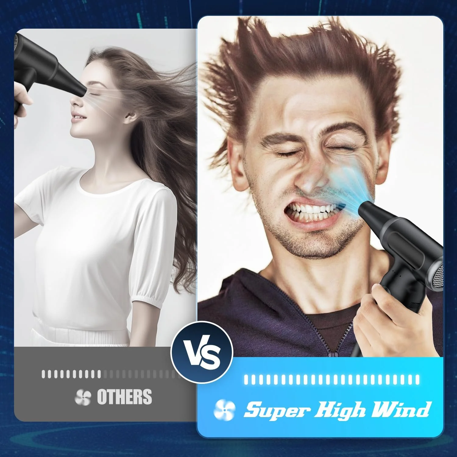 Аккумуляторная воздуходувка MegaFlow50 110000 RPM 3 скорости, фото №3 Аккумуляторная воздуходувка MegaFlow50 110000 RPM 3 скорости, фото №3