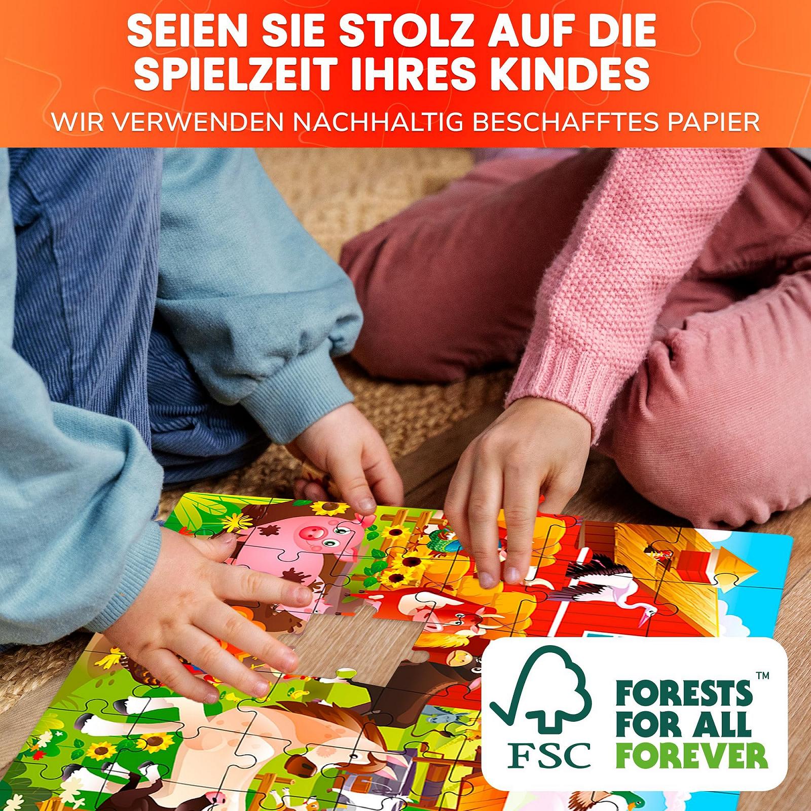 Пазл-рамка QUOKKA City Africa Farm Polar набор из 4 пазлов 48 элементов, фото №6 Пазл-рамка QUOKKA City Africa Farm Polar набор из 4 пазлов 48 элементов, фото №6