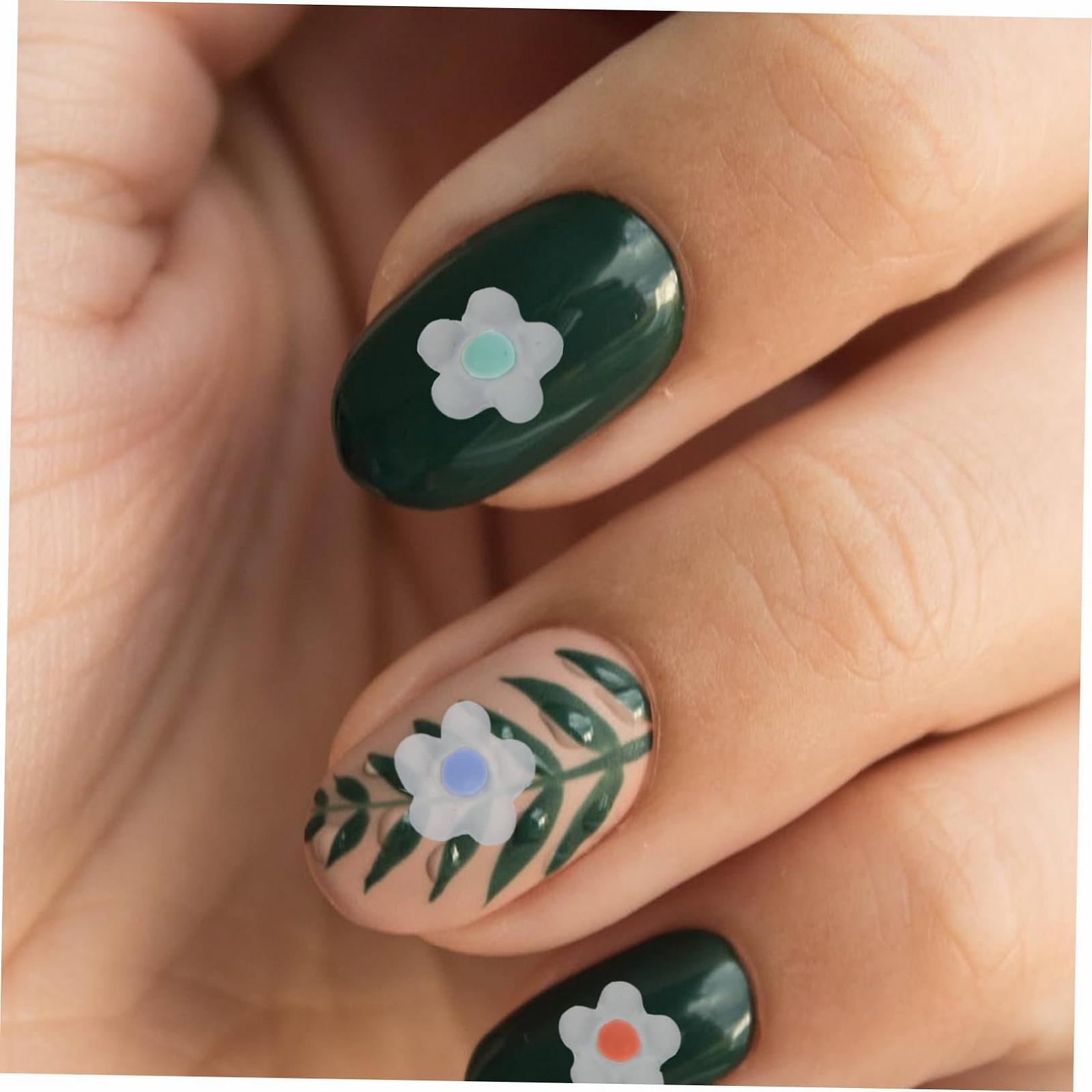 Наклейки для ногтей Цветы смола 100 шт * 2, фото №2