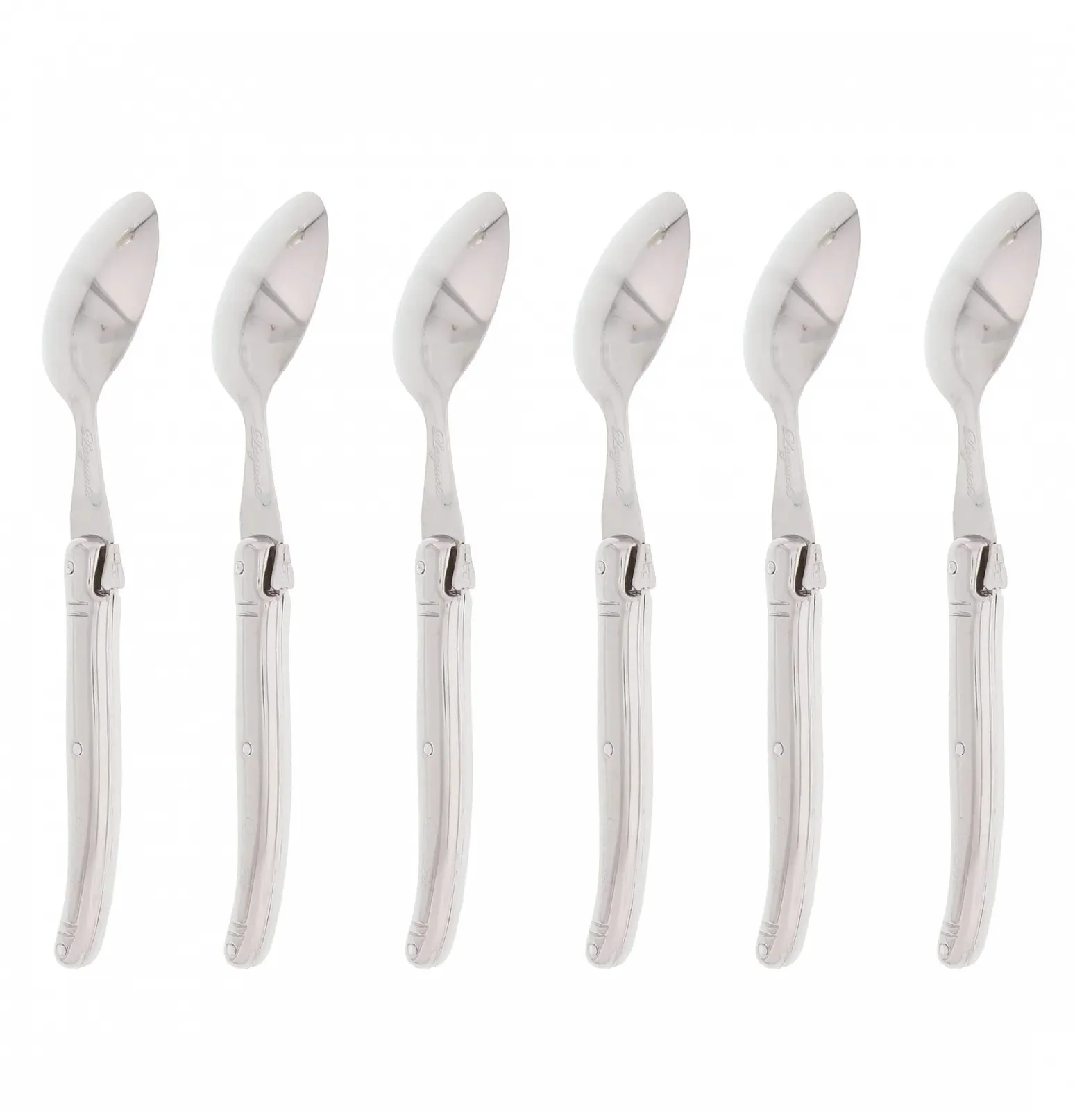 Ложка для супу Pradel Excellence Les Argentes Collection з нержавіючої сталі, 6 шт, сталь 2Cr14, сірий, фото №1