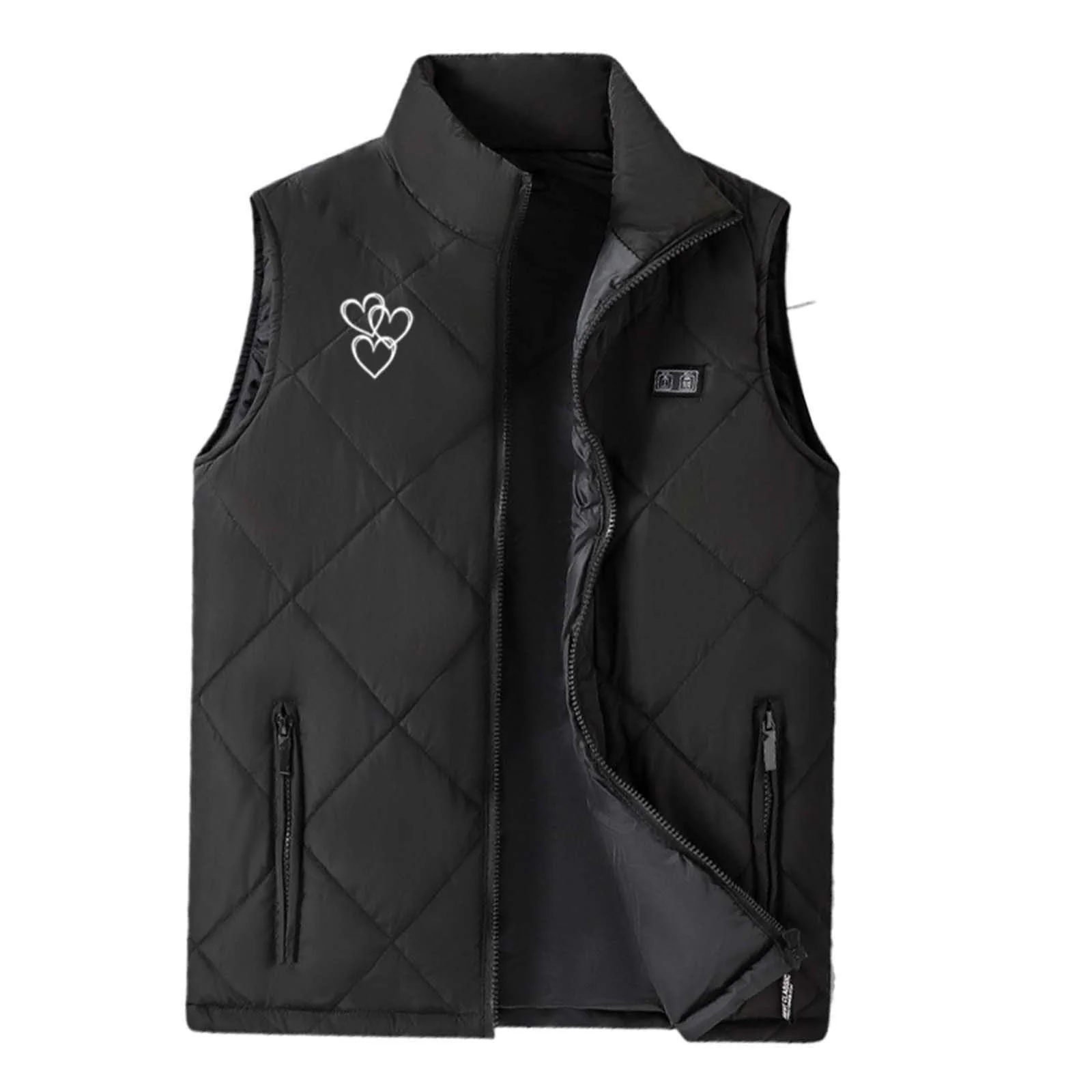 Жилет с подогревом для мальчиков 2026 Зимняя одежда Smart Heating Pad USB Зарядка Теплая безрукавка Детский Термо внутренний слой стеганый, фото №1