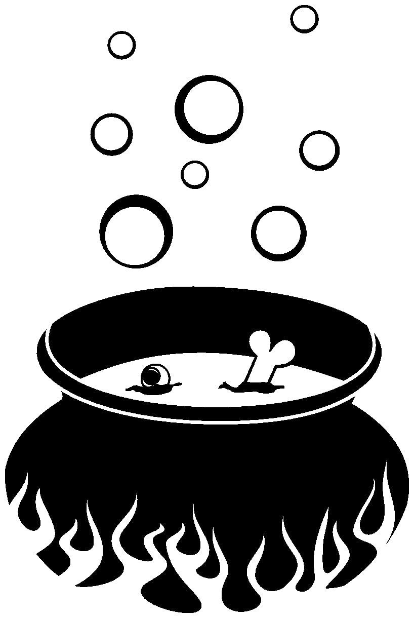 Наклейка на стену Samunshi Witches Cauldron 20 x 30 см Black, фото №1 Наклейка на стену Samunshi Witches Cauldron 20 x 30 см Black, фото №1