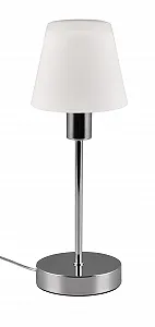 Настільна лампа Trio Leuchten Luis II 595700106 Хром Метал Біле алебастрове скло E14 Touch - Фото 1