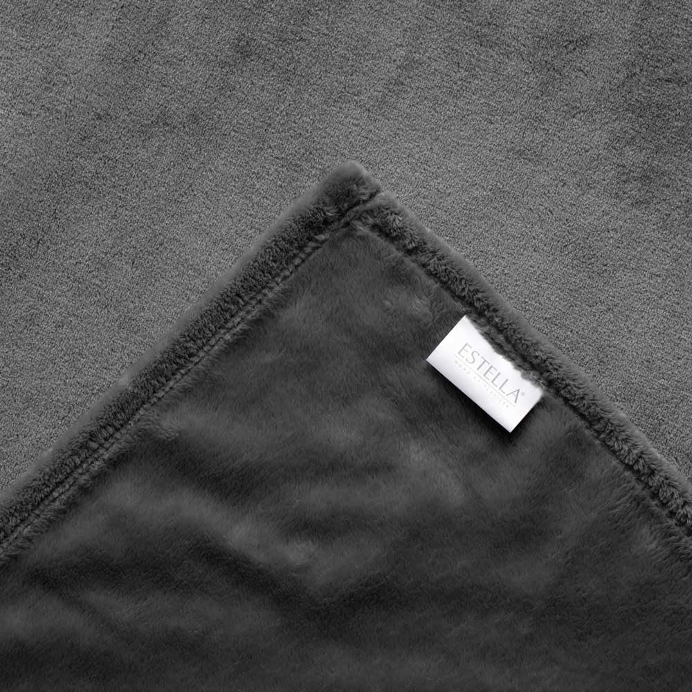 Одеяло ESTELLA Polar Fleece Anthracite Пушистая Микрофибра Фланель 150 x 200 см, фото №2 Одеяло ESTELLA Polar Fleece Anthracite Пушистая Микрофибра Фланель 150 x 200 см, фото №2