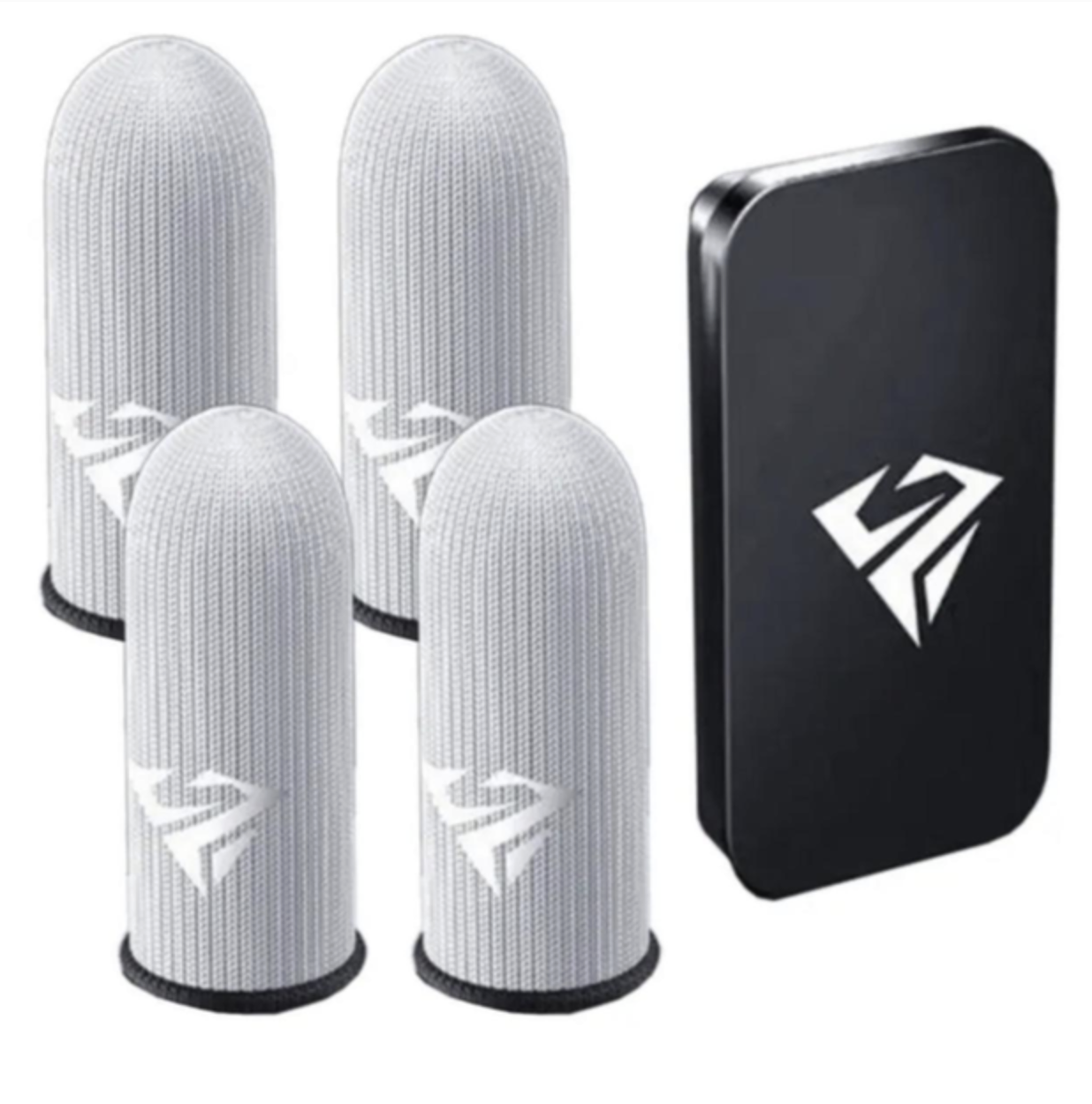 Кіберспортивні сенсорні напальчники для мобільних ігор 4 шт Сірий, фото №1