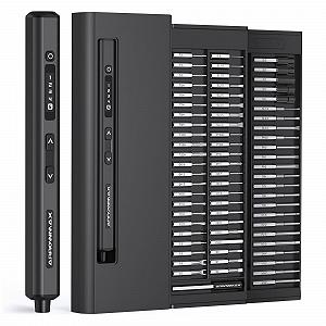 Електрична викрутка ARROWMAX SES Ultra 74 в 1 з 70 магнітними бітами, 5 режимами крутного моменту, для телефону, чорна - Фото 1