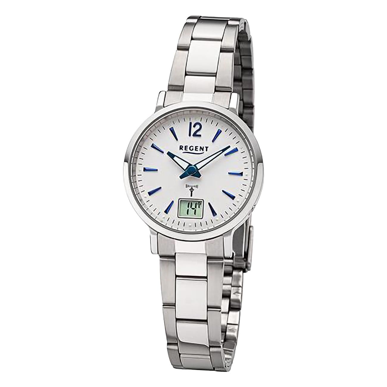Женские часы Радио REGENT Металлический ремешок FR 267, Серебряный / серебряный, Браслет, фото №1 Женские часы Радио REGENT Металлический ремешок FR 267, Серебряный / серебряный, Браслет, фото №1