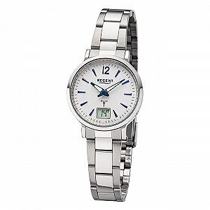 Женские часы Радио REGENT Металлический ремешок FR 267, Серебряный / серебряный, Браслет - Фото 1