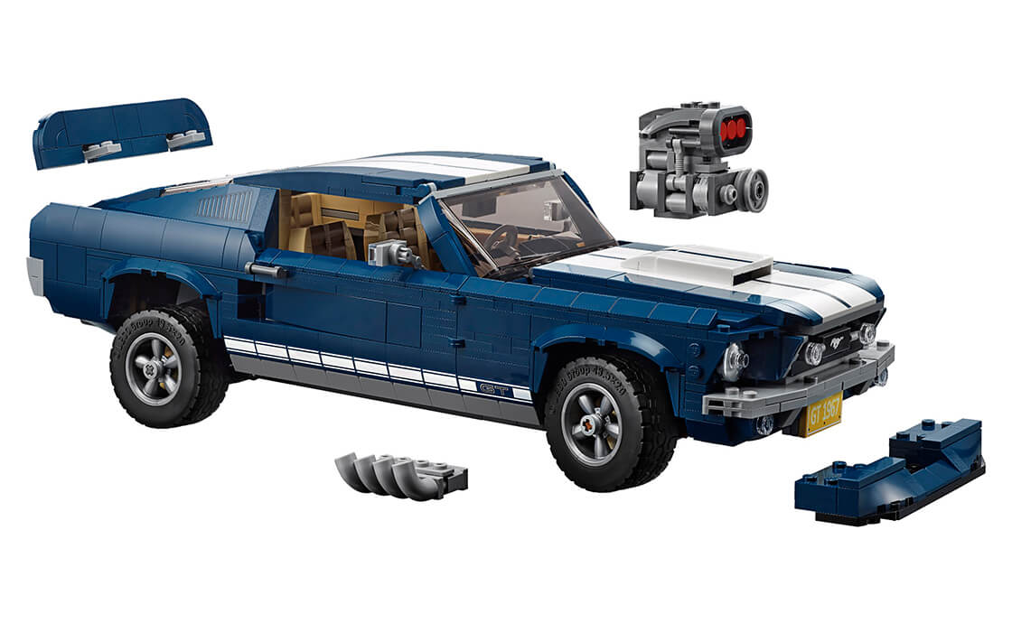 Конструктор LEGO Форд Мустанг Ford Mustang 1471 деталь 10265, фото №3