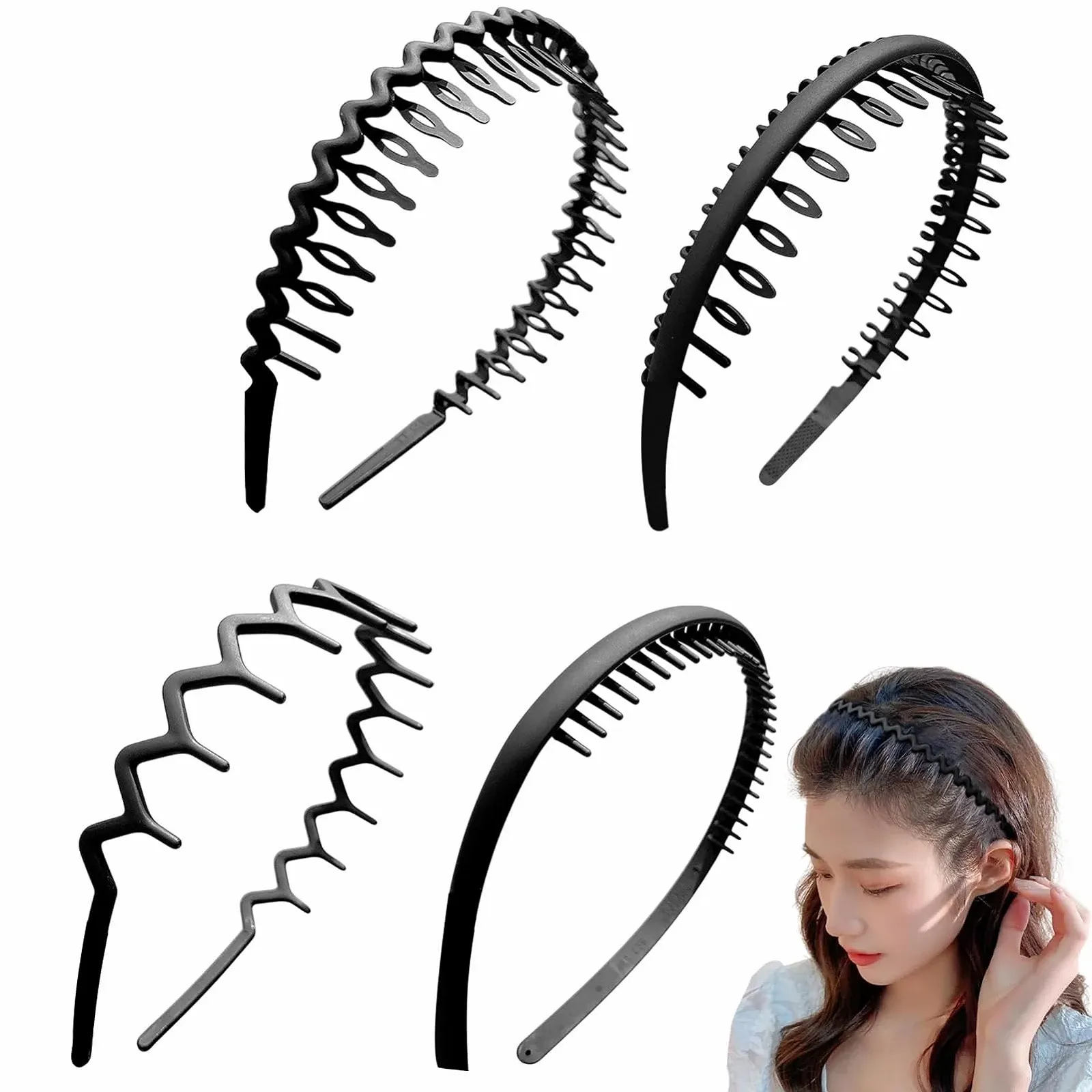 Набор из 4 обручей для волос., фото №6