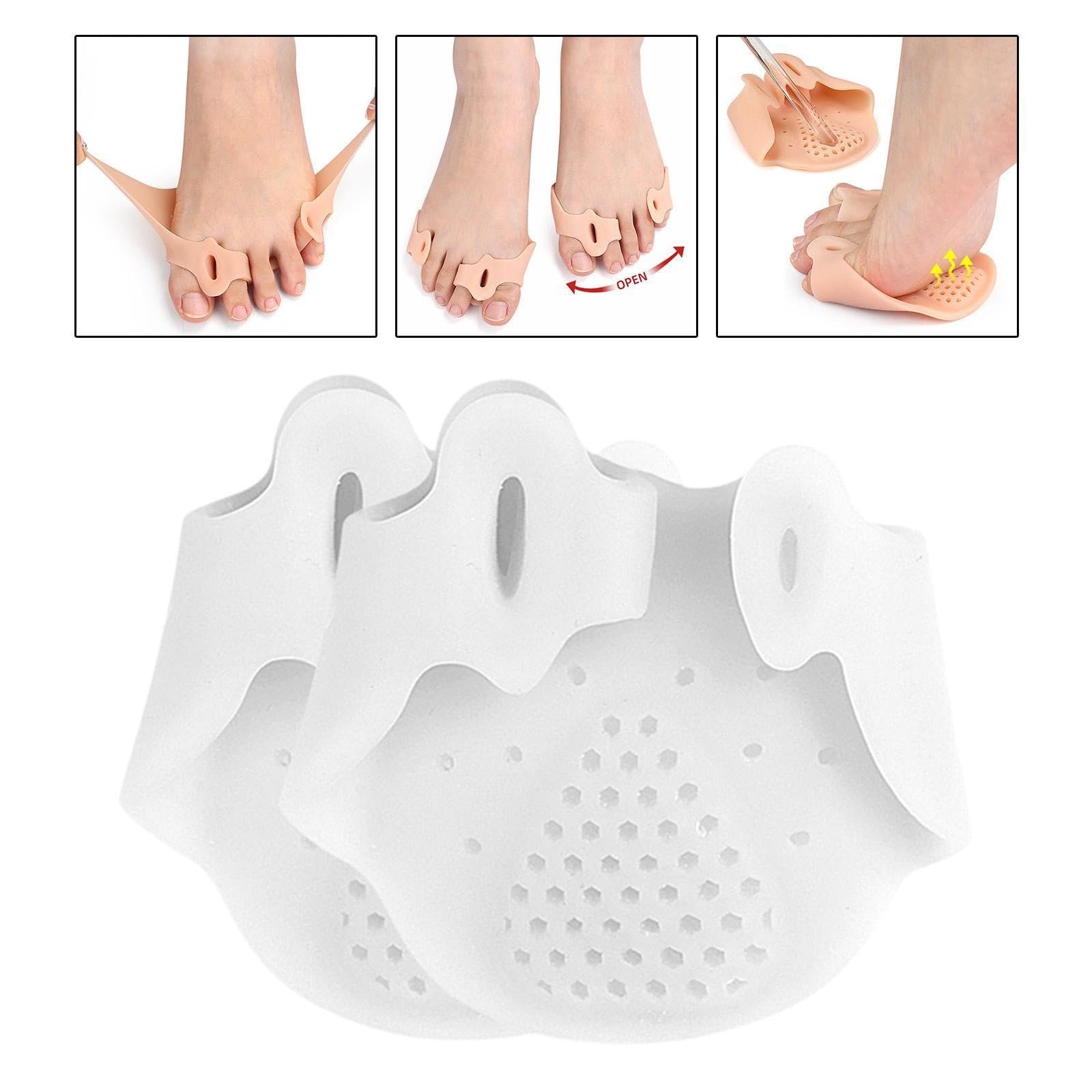 Роздільник для пальців ніг Sharplace 2 шт. Коректор для стопи М'який розширювач, фото №4