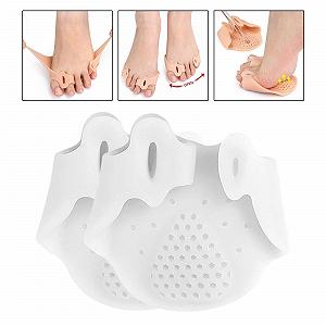 Роздільник для пальців ніг Zialofi 2шт М'який Дихаючий Розслабляючий Білий synthetic.ua - Фото 1