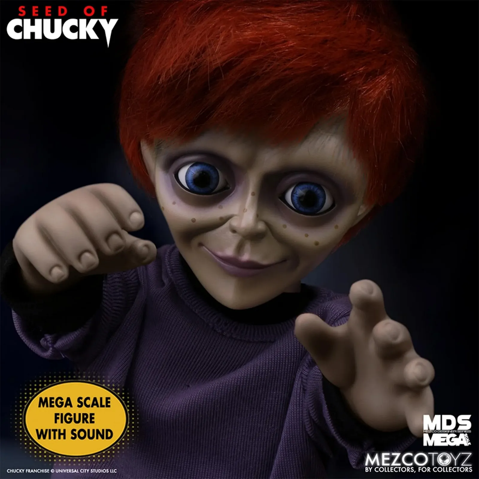 Говоряча фігурка Mezco Toyz MDS Mega Scale Chucky Glen 38 см, фото №3