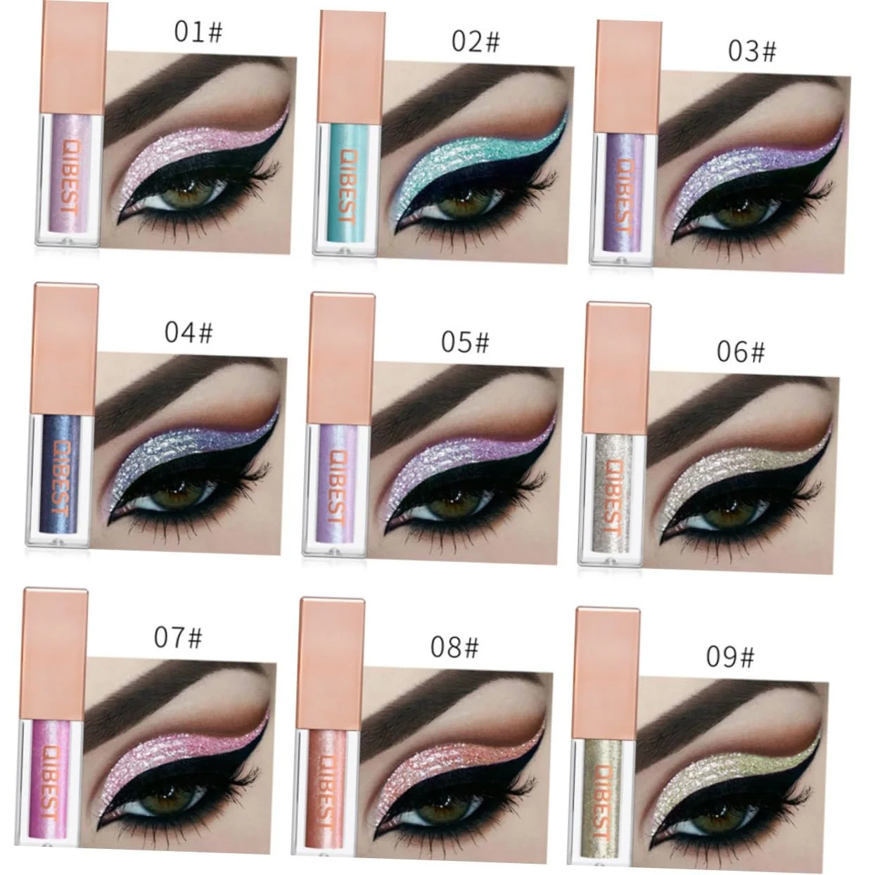 Тени для глаз Angoily Блестящая, фото №5