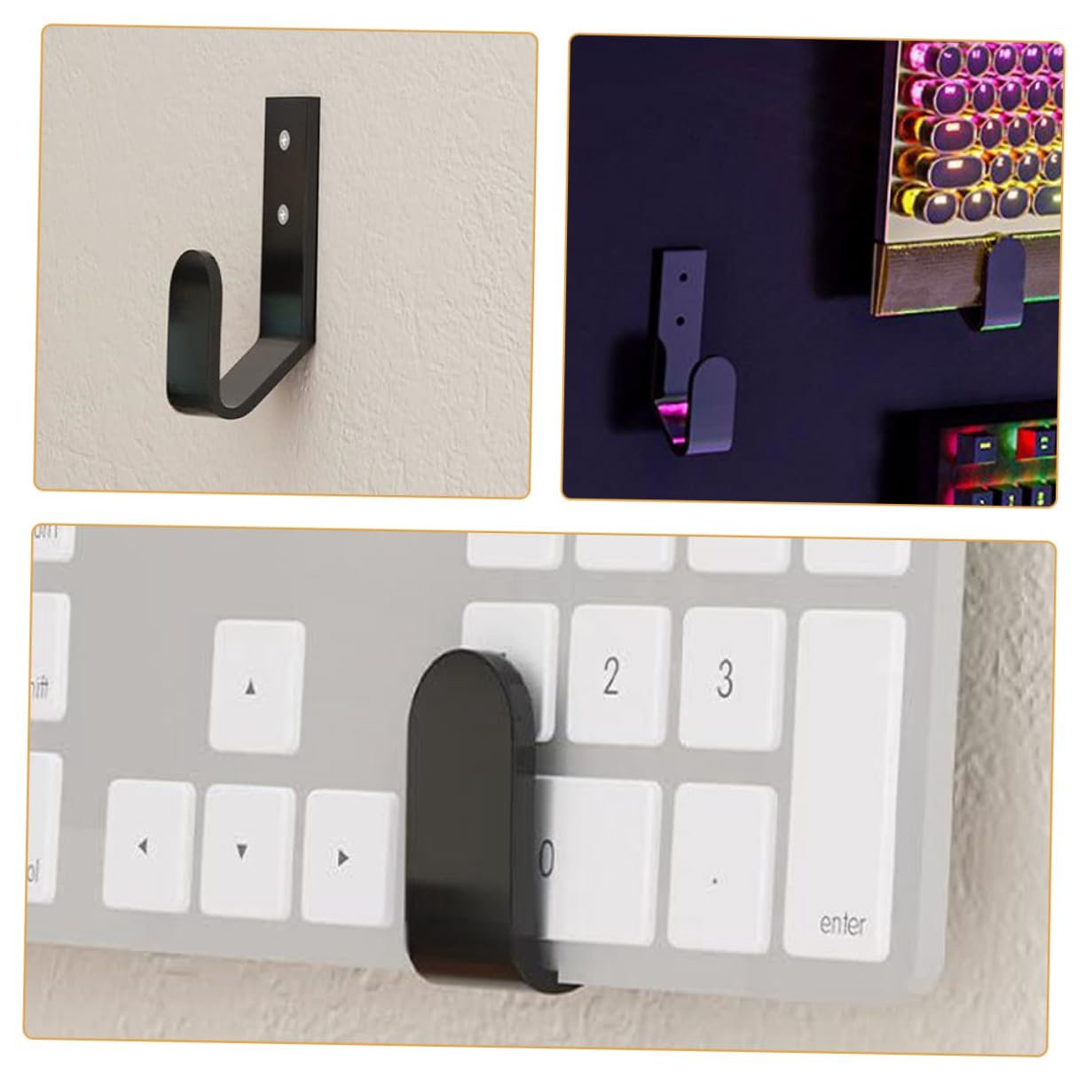 Настінний тримач для клавіатури Homoyoyo, 4 шт., фото №3