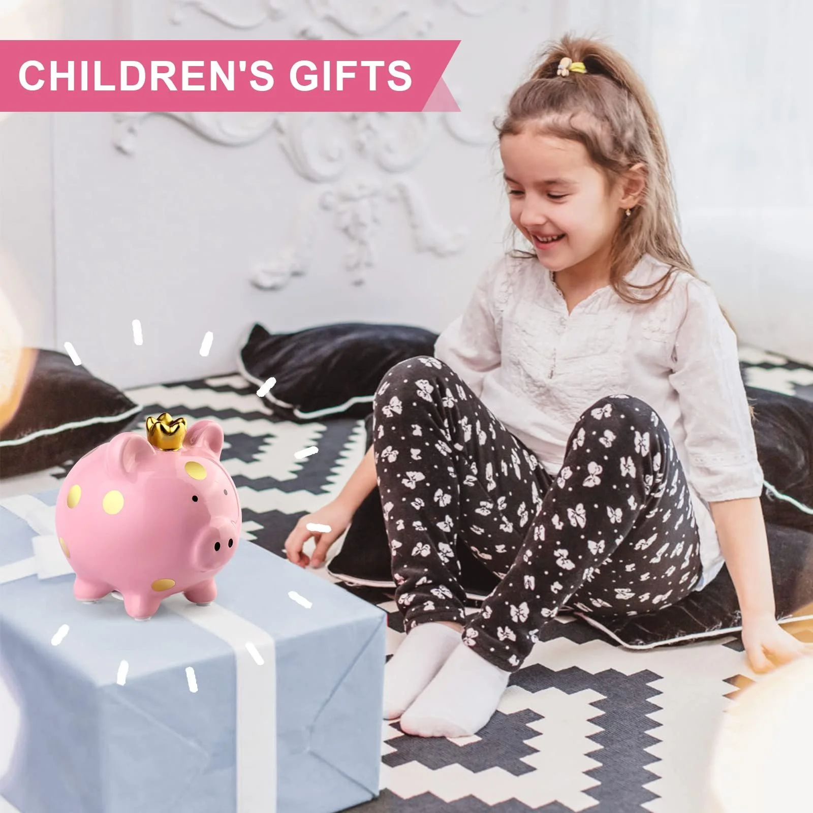 Скарбничка Nizirioo Свиня керамічна, фото №6