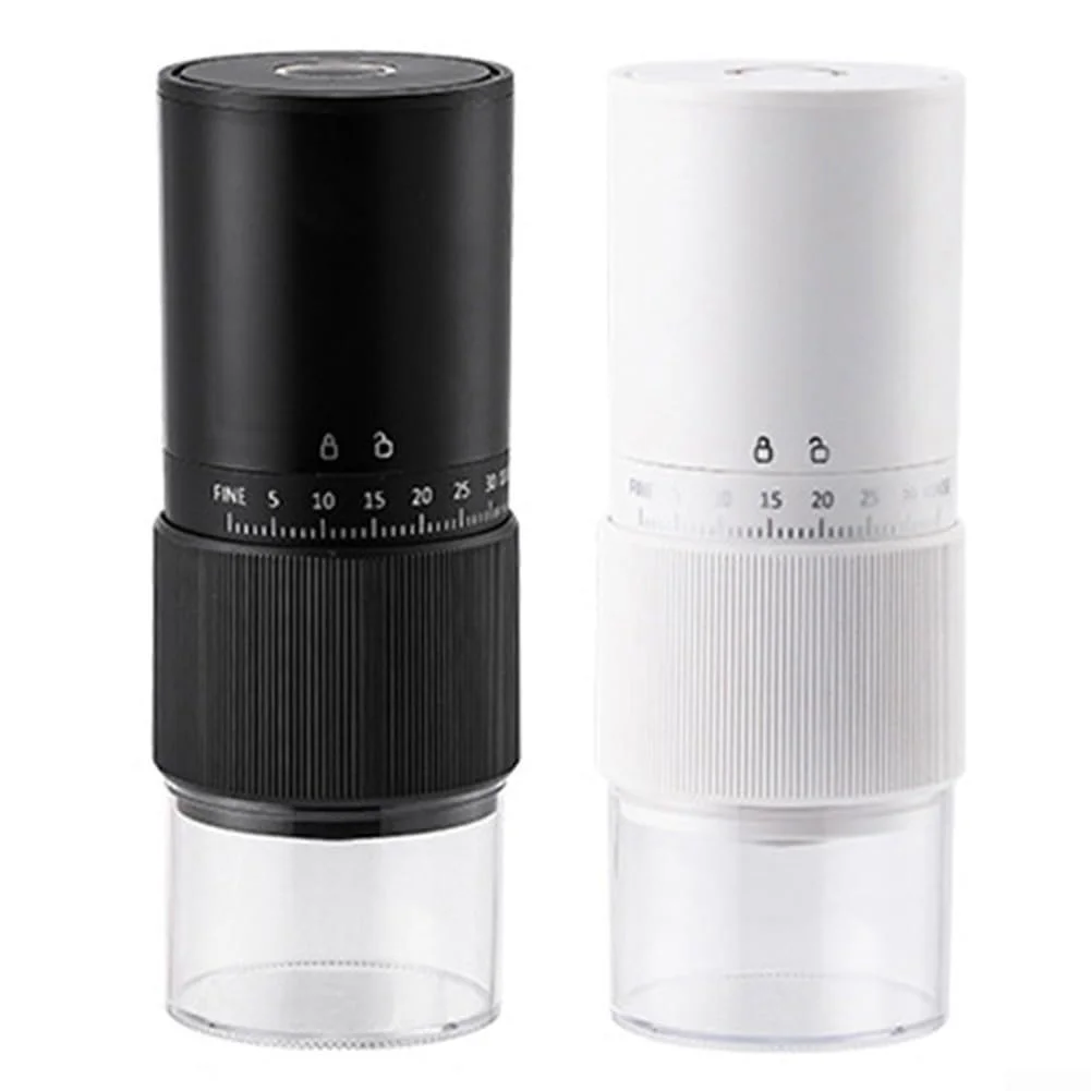 Электрическая кофемолка Wiederaufladbare, 30 режимов помола, черная, фото №1