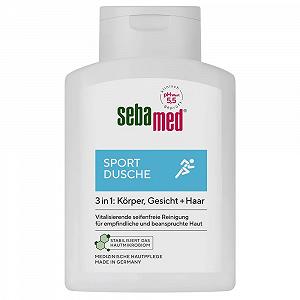 Гель для душа Sebamed Sport Shower 3 in 1 200 мл Body, Face and Hair - Фото 1