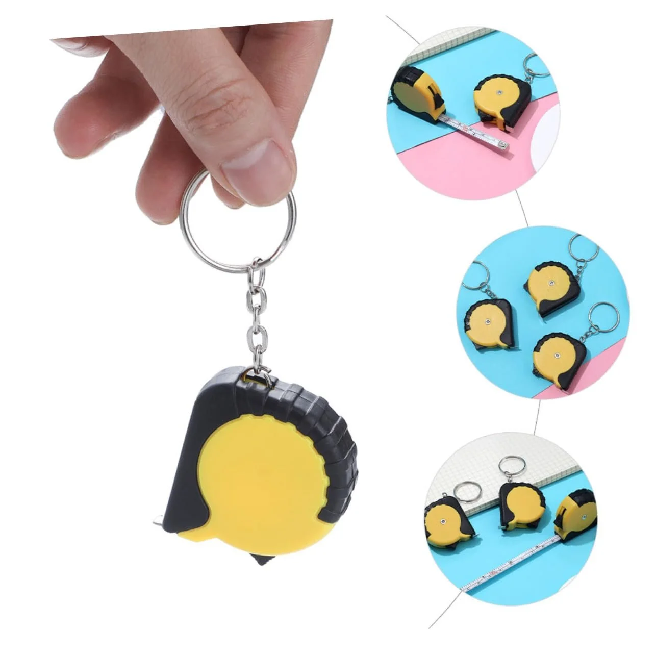 Міні рулетка Lurrose для ключів, 10 шт., фото №4 Міні рулетка Lurrose для ключів, 10 шт., фото №4