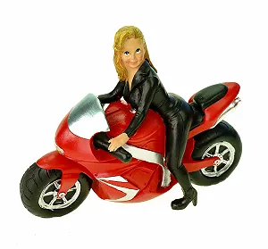 Скарбничка Kremers Schatzkiste Sexy Motorcycle Woman - Фото 1