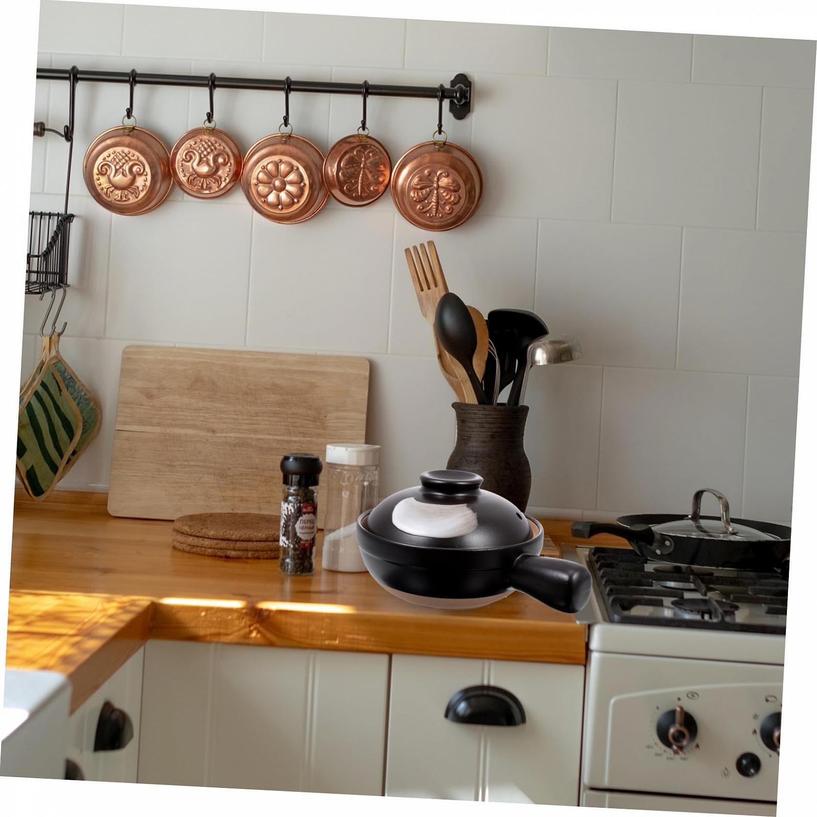 Кастрюля-кесероль Gatuida маленькая фарфоровая с ручкой для 1 человека, фото №8