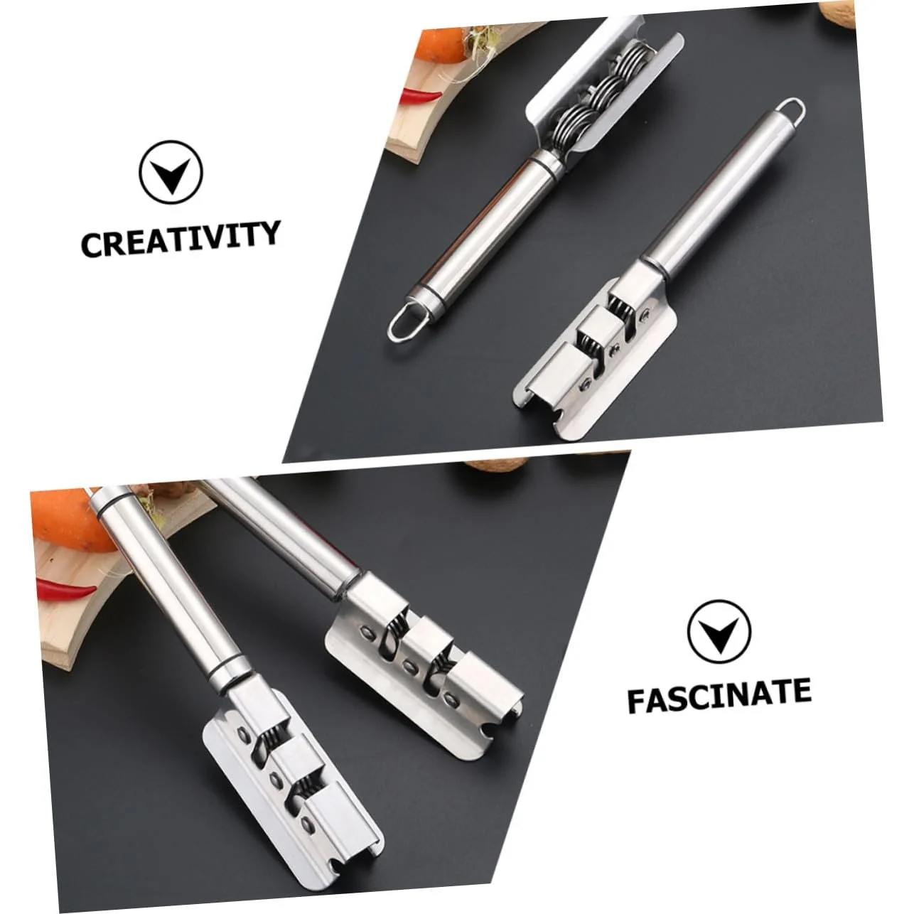 Точило для ножів Cabilock ергономічна з нержавіючої сталі нековзна, фото №7