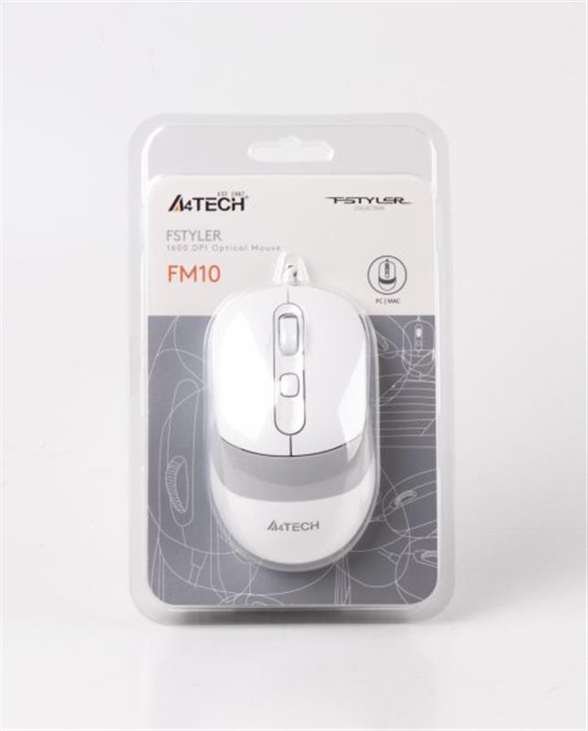 Комп'ютерна миша A4Tech FM10 White USB, фото №4