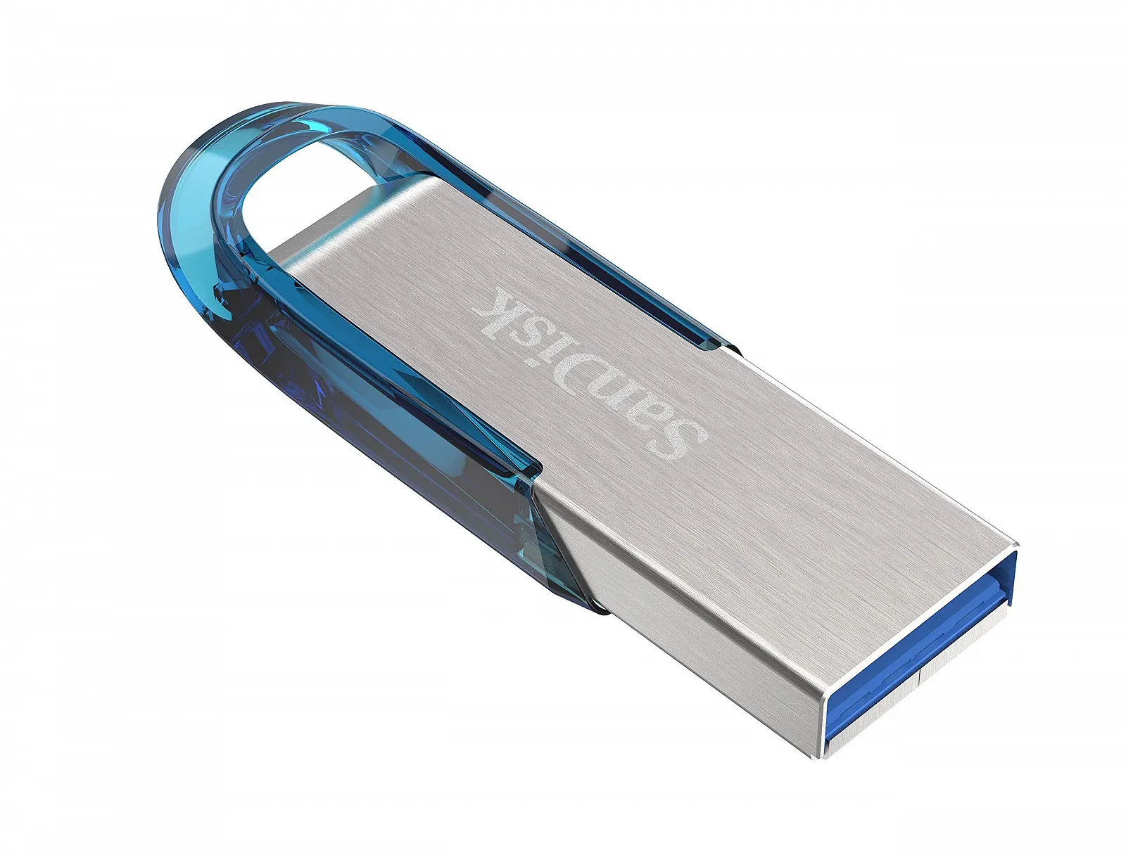 USB-флеш-накопичувач SanDisk Ultra Flair 64GB USB 3.0 130 МБ/с Blue, фото №3