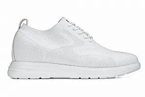 Кроссовки CALTO Мужские увеличивающие рост - Ультралегкие спортивные Walker на шнуровке - Увеличение на 7 см synthetic.ua - Фото 1