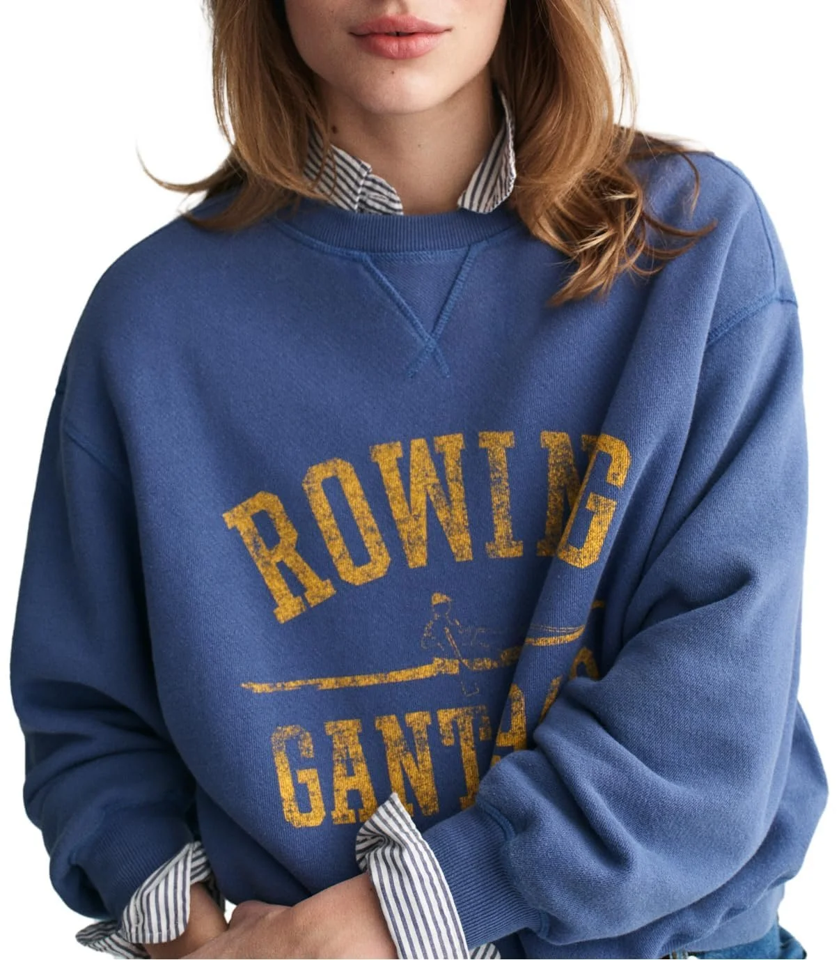 Женский Свитшот GANT Graphic C-Neck, фото №5