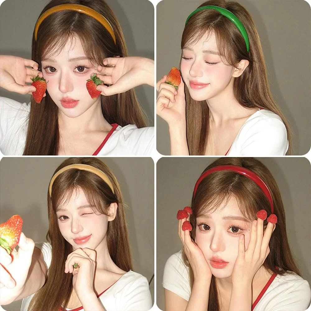 Набір милих обручів 4 шт, Пластиковий, фото №4