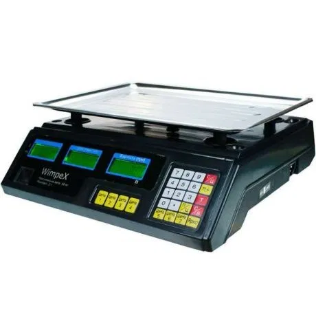 Торговые Весы электронные 50 кг 4V Wimpex sa90331 Черный Лучшая, фото №5