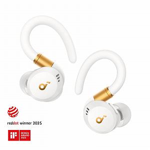 Навушники Anker Soundcore Sport X20 ANC White synthetic.ua - Фото 1