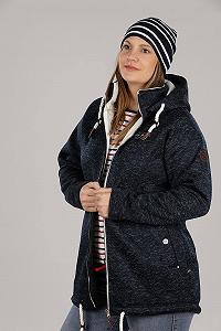 Женская флисовая зимняя куртка Dry Fashion Oslo с регулируемым капюшоном, ветрозащитная с подкладкой synthetic.ua - Фото 1