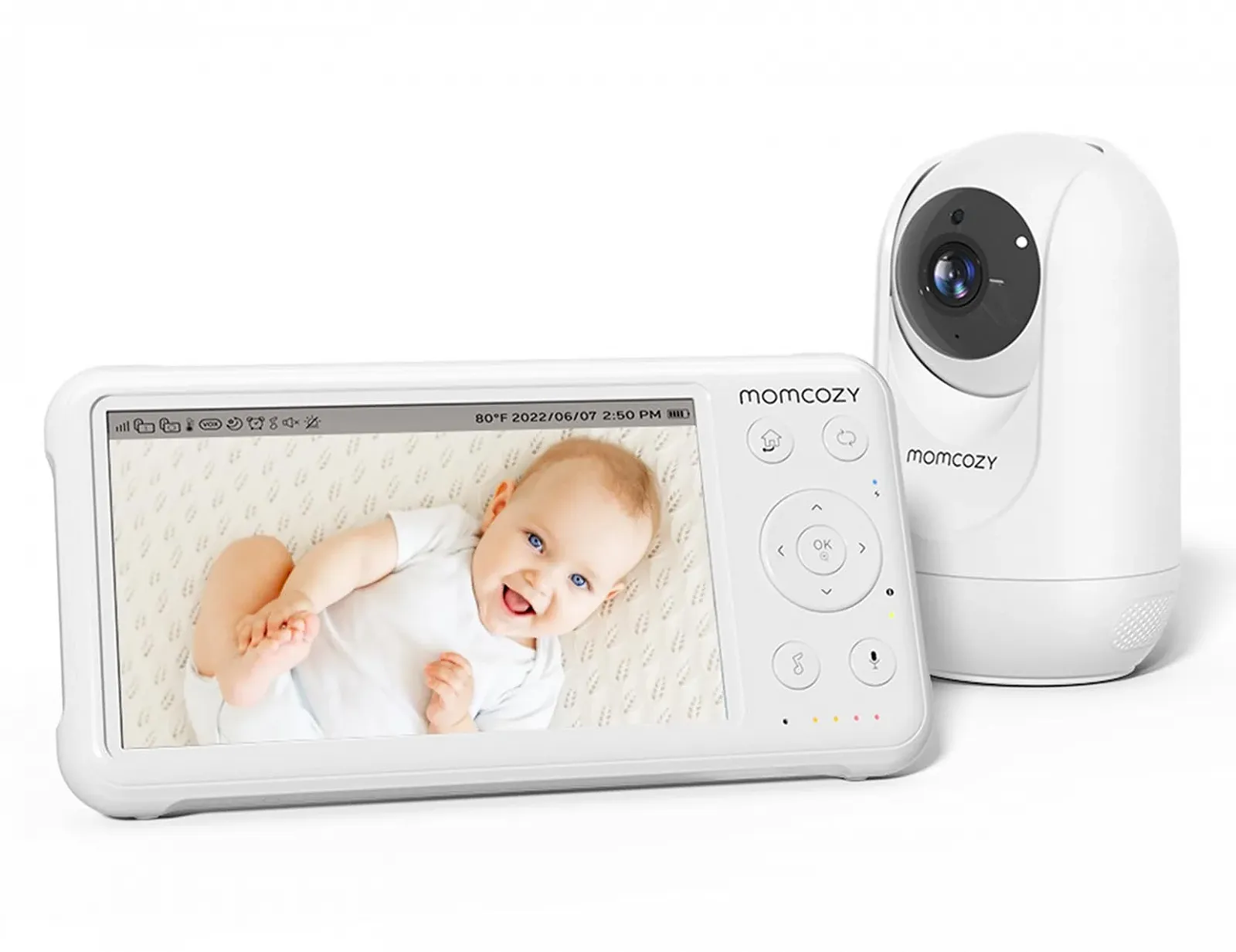 Відеоняня Momcozy BM01 5 дюймів 1080P HD, фото №1 Відеоняня Momcozy BM01 5 дюймів 1080P HD, фото №1