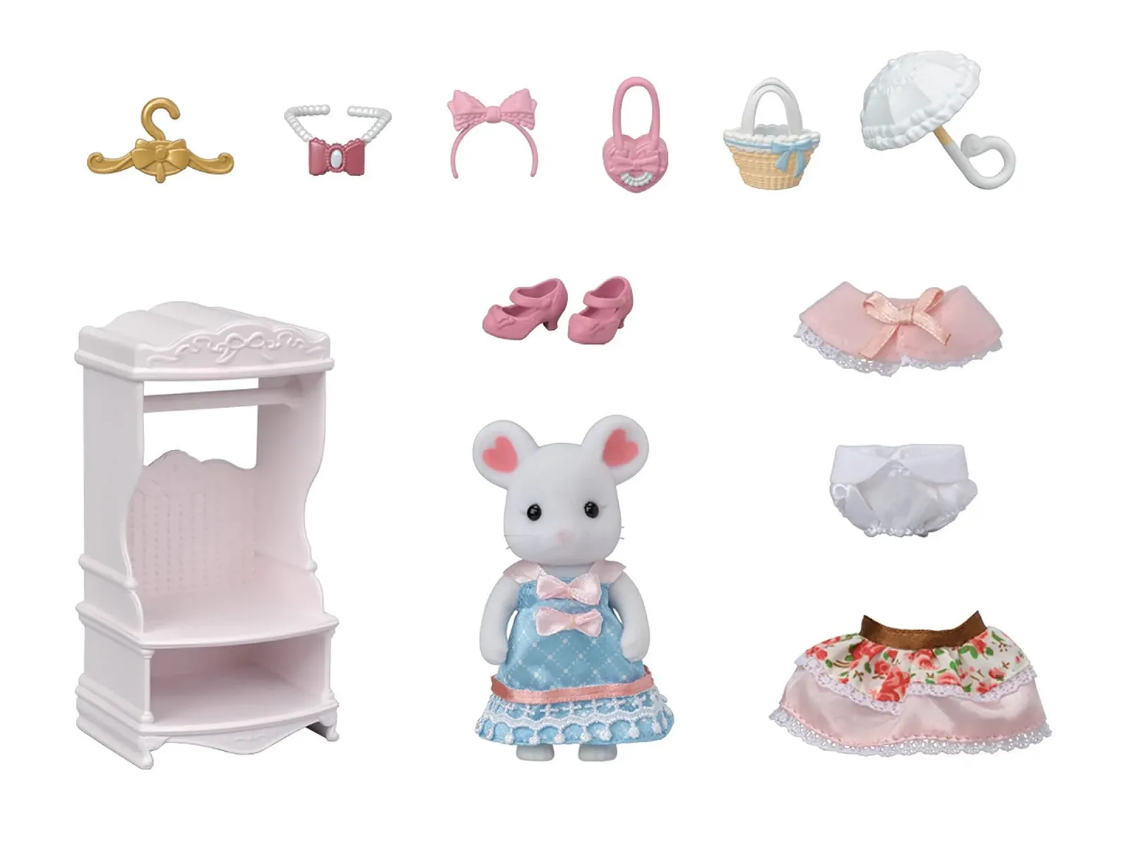 Игровые фигурки Sylvanian Families 5540 Marshmallow Mouse, фото №3 Игровые фигурки Sylvanian Families 5540 Marshmallow Mouse, фото №3