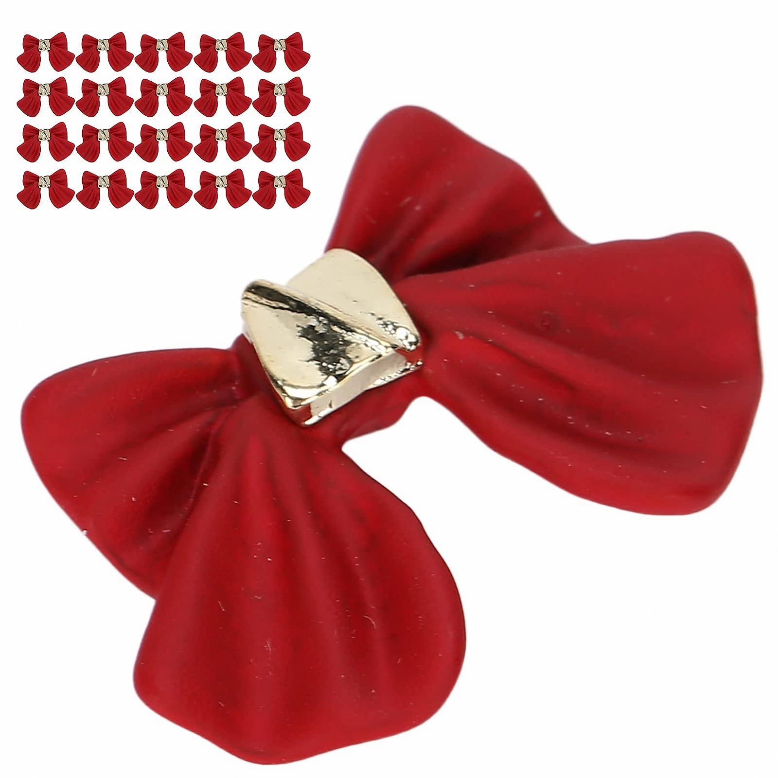 Набор бантиков для дизайна ногтей 20 шт., бантики для DIY украшений для ногтей, поделок, одежды, телефонов, ювелирных изделий, аксессуары для ногтей (Красный), фото №9 Набор бантиков для дизайна ногтей 20 шт., бантики для DIY украшений для ногтей, поделок, одежды, телефонов, ювелирных изделий, аксессуары для ногтей (Красный), фото №9