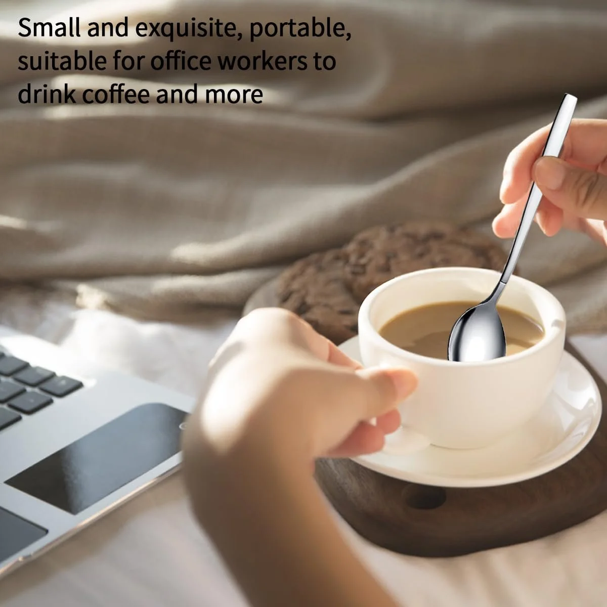 Ложка чайна Berglander Сріблястий Набір з 12 штук, фото №5