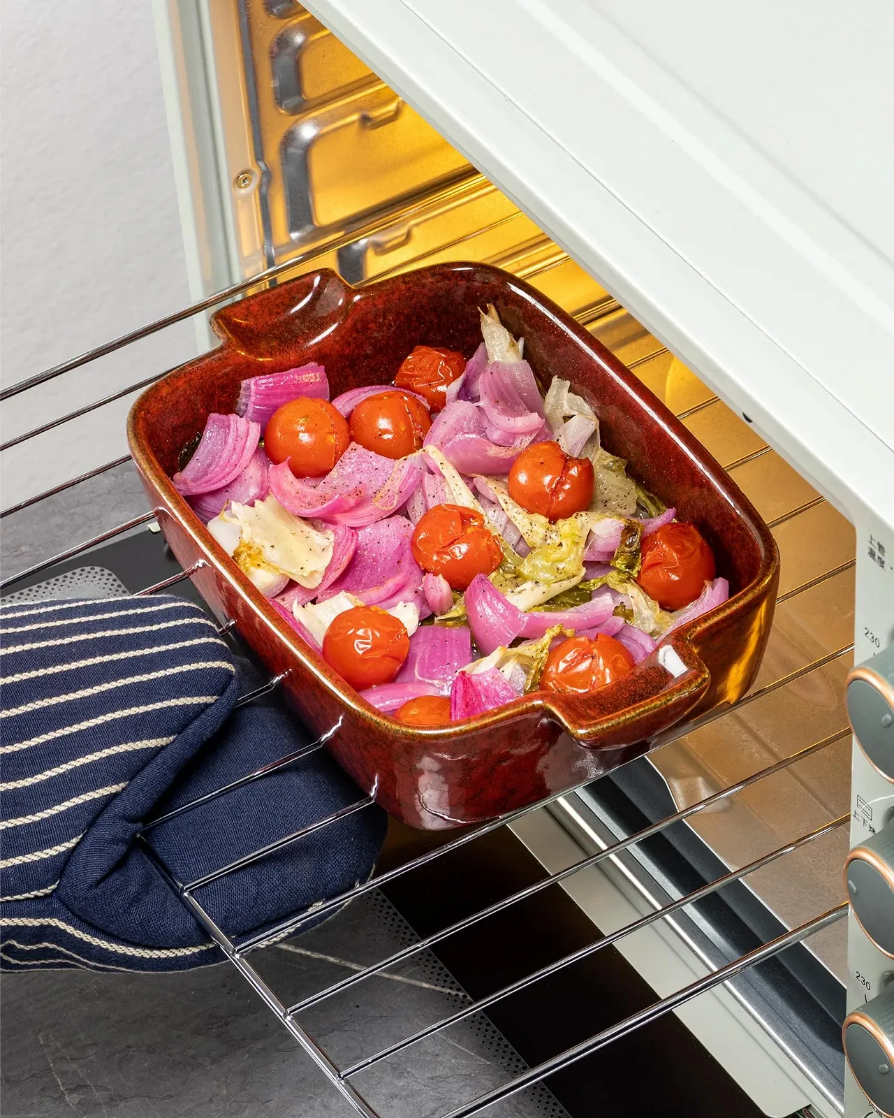 Набор форм для запекания HENXFEN LEAD 4 шт. керамические прямоугольные четыре цвета, фото №5