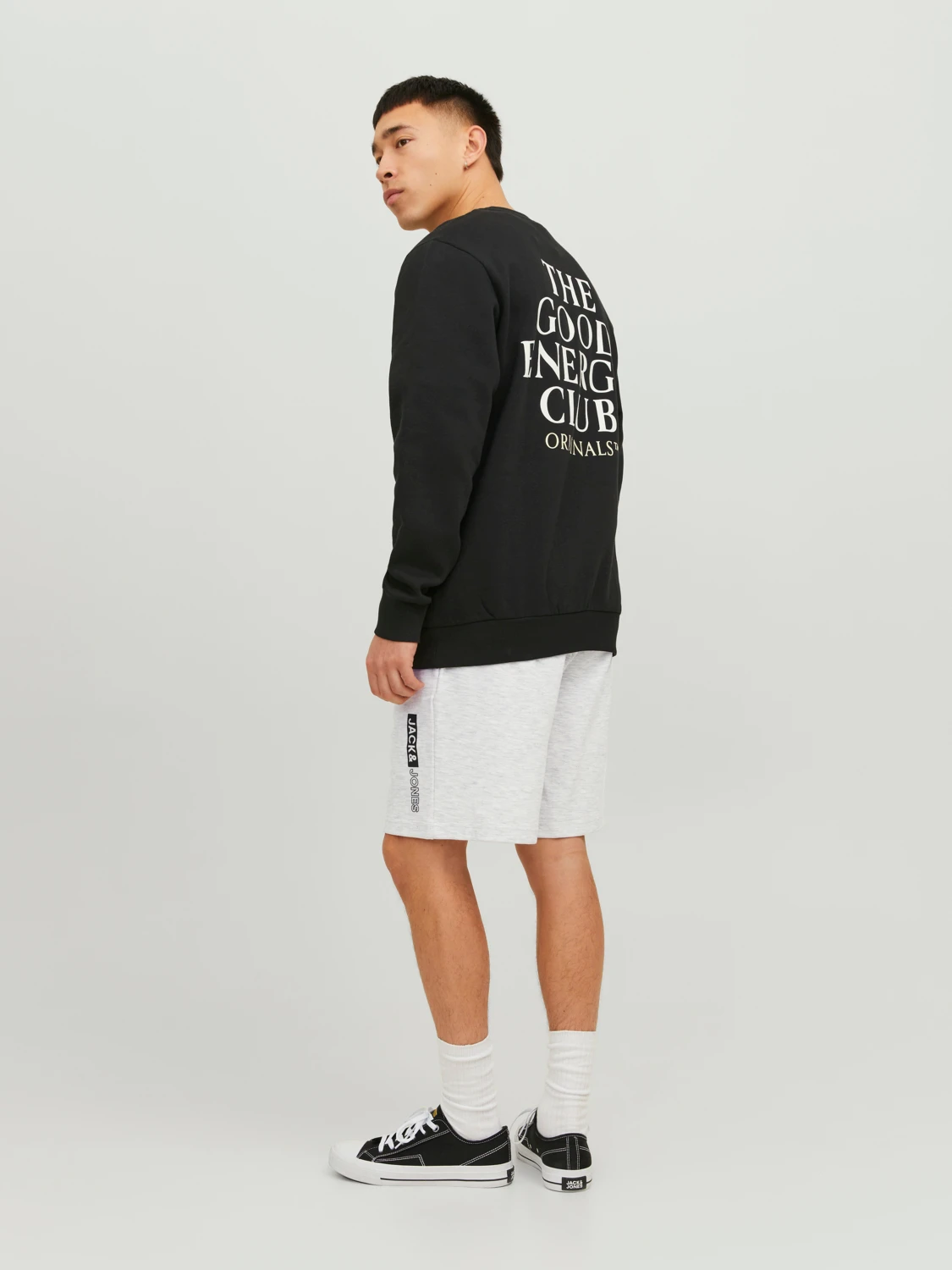Шорты Jack&Jones SWEAT SHORTS 12225143 Белый 2XL, фото №3