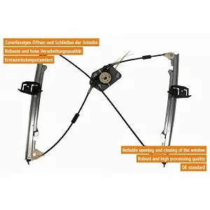 Склопідйомник VAICO V24-0441 LANCIA передній лівий synthetic.ua - Фото 1